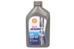õli SHELL 10W40 1L ADVANCE ULTRA 4T täissünt 