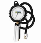 Inflating gun, for pumping, to checking air surve, analogue, surve bar: 0-12 bar, põllumajandussõidukid; buses; delivery cars; sõiduautod; veoautod