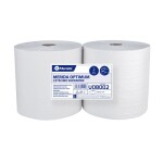kätepaber PABER OPTIMUM valge diameeter 29 CM, pikkus 400 M, kahekihiline, multi pakend 2 tk