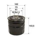 VALEO Õlifilter 586085