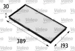 Filter,  salongiõhk VALEO ESSENTIAL 698174