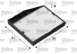 Filter,  salongiõhk VALEO ESSENTIAL 698535