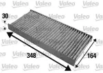 Filter,  salongiõhk VALEO PROTECT 698695