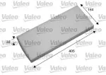 Filter,  salongiõhk VALEO ESSENTIAL 698738