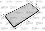 Filter,  salongiõhk VALEO ESSENTIAL 698775