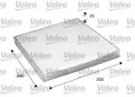  Filter,salongiõhk VALEO ESSENTIAL 698885