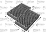 Filter, salongiõhk VALEO PROTECT 715544
