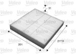 Filter,  salongiõhk VALEO ESSENTIAL 715631