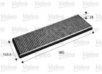Filter,  salongiõhk VALEO PROTECT 715632