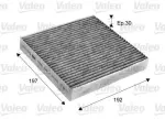 Filter,  salongiõhk VALEO PROTECT 715681