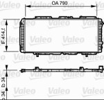 VALEO Radiaator,  mootorijahutus 731611