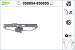 VALEO Aknatõstuk 850855