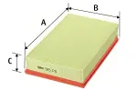 VALEO  Õhufilter 585178
