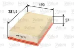 VALEO Õhufilter 585186