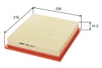 VALEO  Õhufilter 585237
