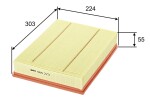 VALEO  Õhufilter 585273