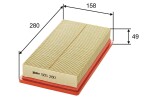 VALEO Õhufilter 585280