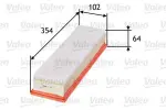 VALEO Õhufilter 585311