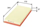 VALEO Õhufilter 585322
