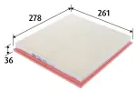 VALEO  Õhufilter 585489