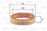 VALEO Õhufilter 585606
