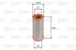 VALEO Õhufilter 585612