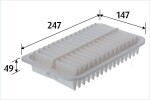 VALEO Õhufilter 585827