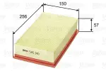 VALEO Õhufilter 585140
