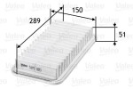VALEO Õhufilter 585185