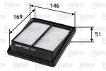 VALEO Õhufilter 585221