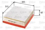 VALEO Õhufilter 585324