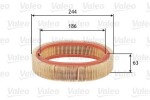 VALEO Õhufilter 585606