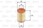 VALEO Õhufilter 585660