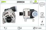 Generaator VALEO CORE-FLEX 14V 200034