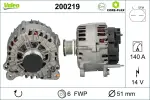 Generaator VALEO CORE-FLEX 14V 200219