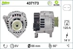 Generaator VALEO RE-GEN - STANDARD EXCHANGE 14V 437173