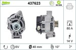 Generaator VALEO RE-GEN - STANDARD EXCHANGE 14V 437623