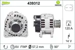 Generaator VALEO ORIGINS NEW OE TECHNOLOGY 14V 439312
