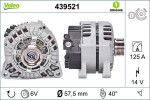 Generaator VALEO ORIGINS NEW OE TECHNOLOGY 14V 439521