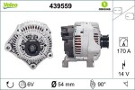 Generaator VALEO ORIGINS NEW OE TECHNOLOGY 14V 439559
