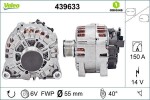 Generaator VALEO ORIGINS NEW OE TECHNOLOGY 14V 439633