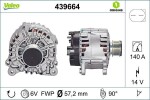 Generaator VALEO ORIGINS NEW OE TECHNOLOGY 14V 439664
