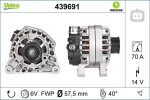 Generaator VALEO ORIGINS NEW OE TECHNOLOGY 14V 439691