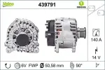 Generaator VALEO ORIGINS NEW OE TECHNOLOGY 14V 439791