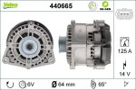 Generaator VALEO RE-GEN - STANDARD EXCHANGE 14V 440665