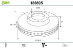 VALEO Piduriketas 186695