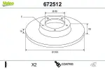 VALEO Piduriketas COATED 672512