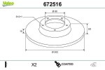 VALEO Piduriketas COATED 672516