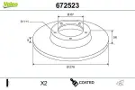 VALEO Piduriketas COATED 672523