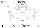 VALEO  Piduriketas COATED 672543